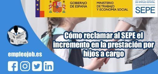 Reclamar complemento prestación por hijos a cargo