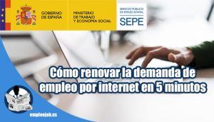 Cómo renovar la demanda de empleo sellar el paro por internet