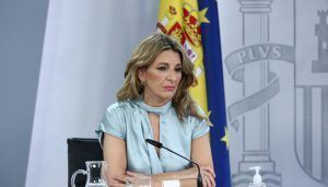 Ministra de Trabajo Yolanda Díaz