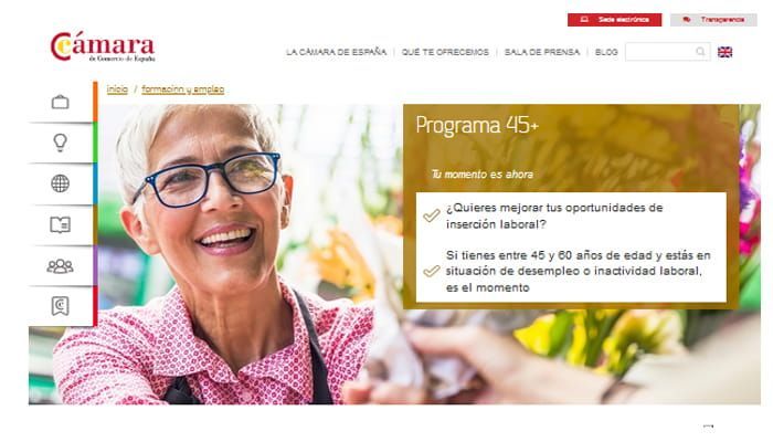 programa empleabilidad desempleados mayores de 45
