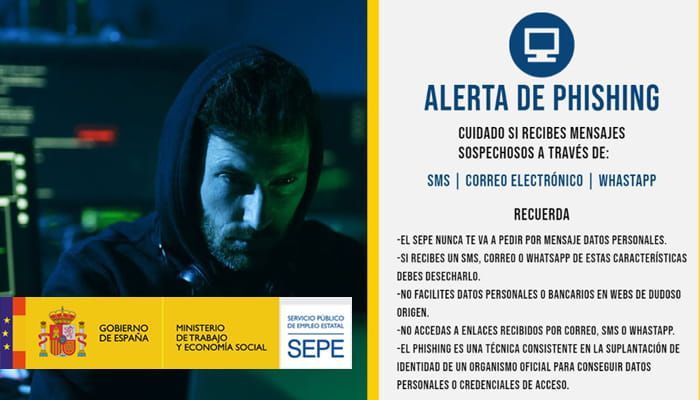 alerta de pishing sepe