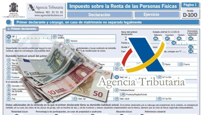Declaración de la renta a pagar o devolver