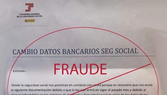 Carta falsa de la Tesoreria General de la Seguridad Social