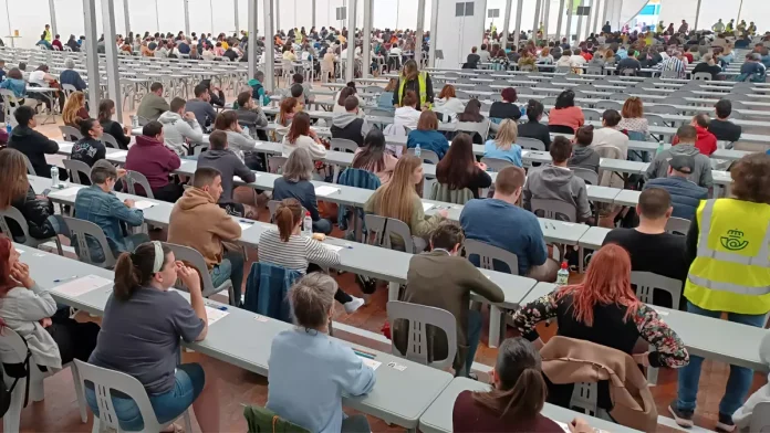 Examen oposiciones de correos