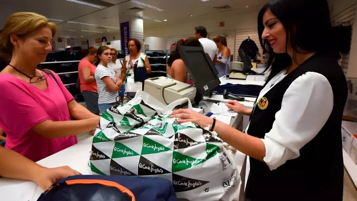 trabajar en el corte ingles dependienta