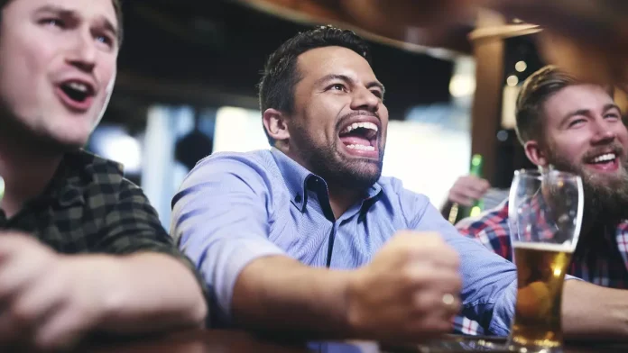 Partido de liga en bar