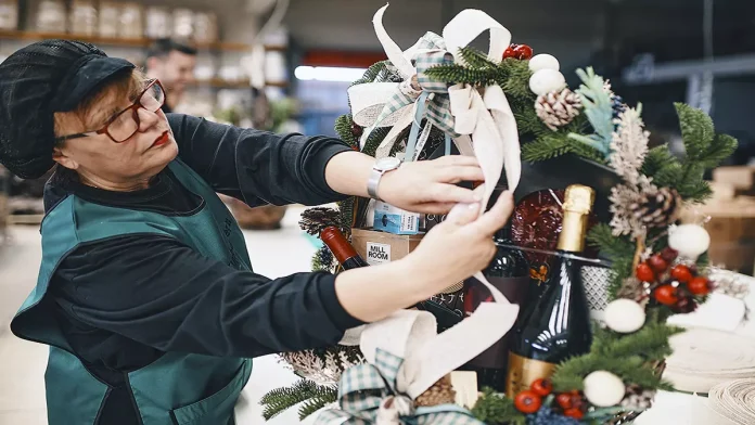 Fabricación cestas de navidad