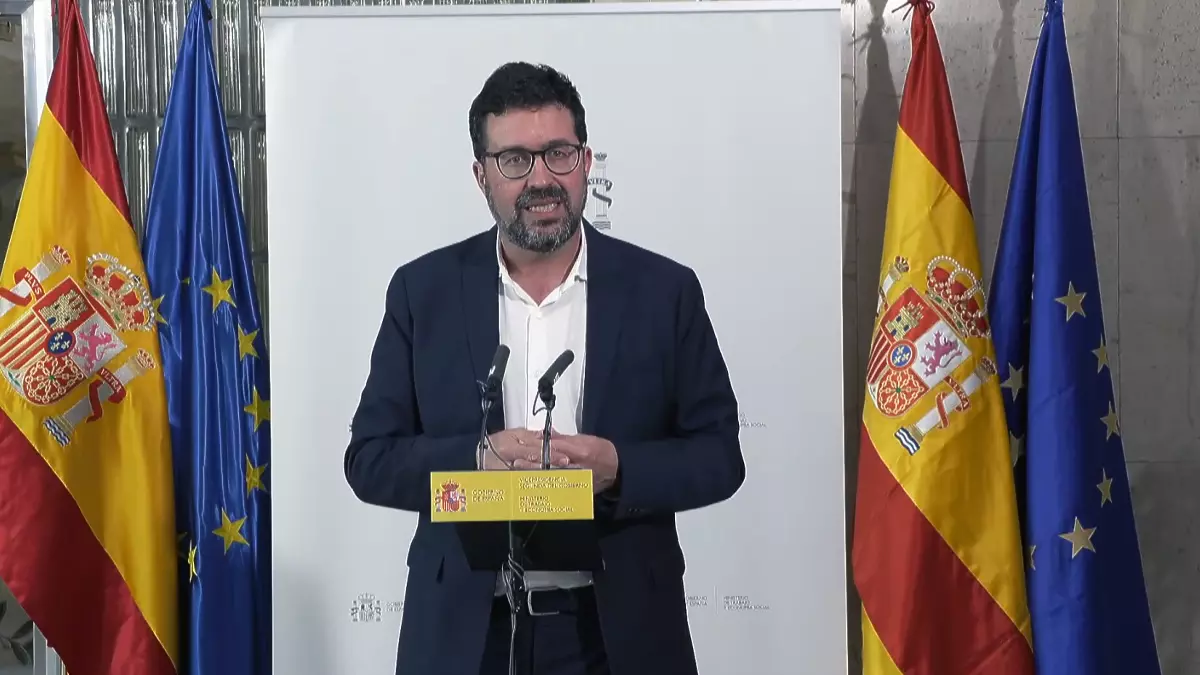 Secretario de Estado de Trabajo, Joaquín Pérez Rey,