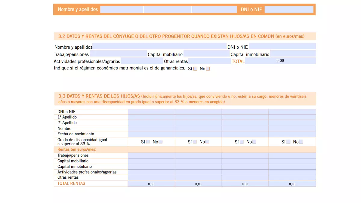 Datos de las personas a cargo en la solicitud del subsidio por desempleo | EmpleoJob Datos de las personas a cargo en la solicitud del subsidio por desempleo