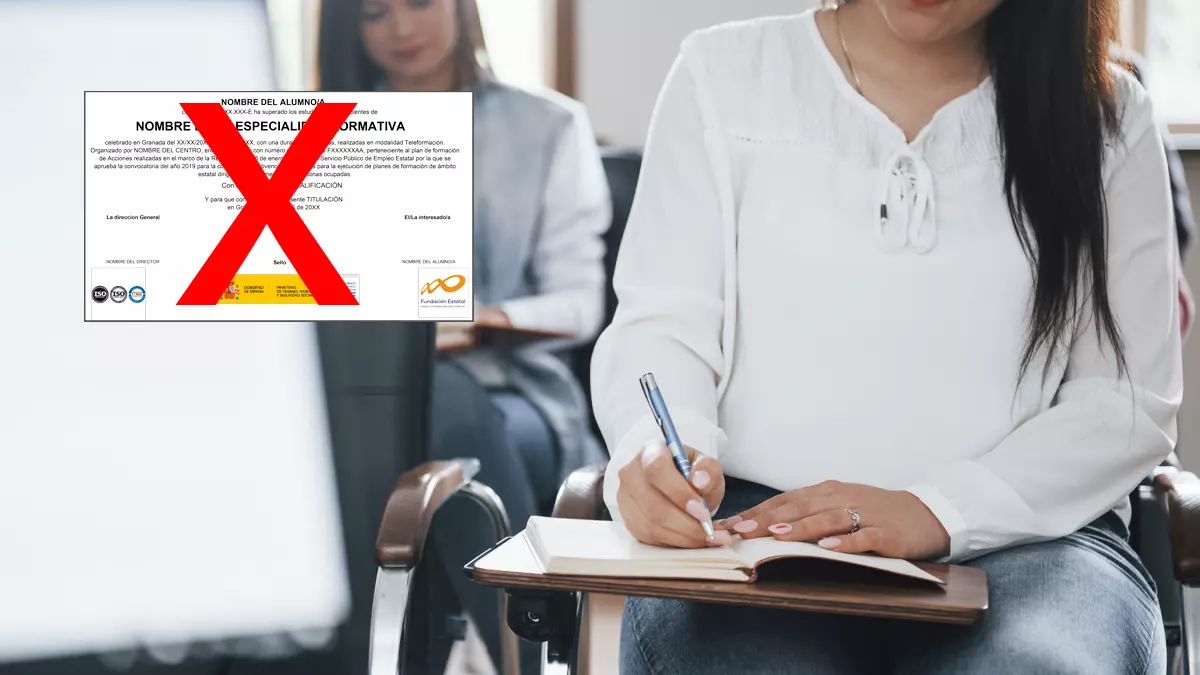 El SEPE alerta de anuncios de falsos cursos acreditas por el SEPE que no lo están