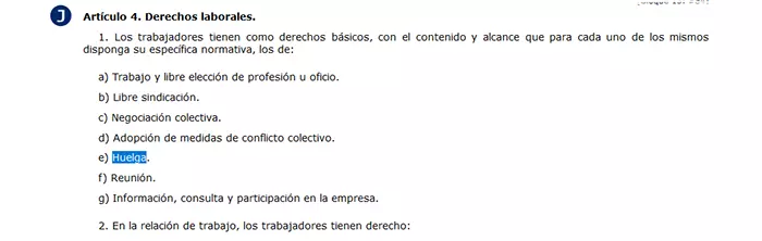 Artículo 4 del Estatuto de los Trabajadores: El derecho a la huelga | EmpleoJob Artículo 4 del Estatuto de los Trabajadores: El derecho a la huelga