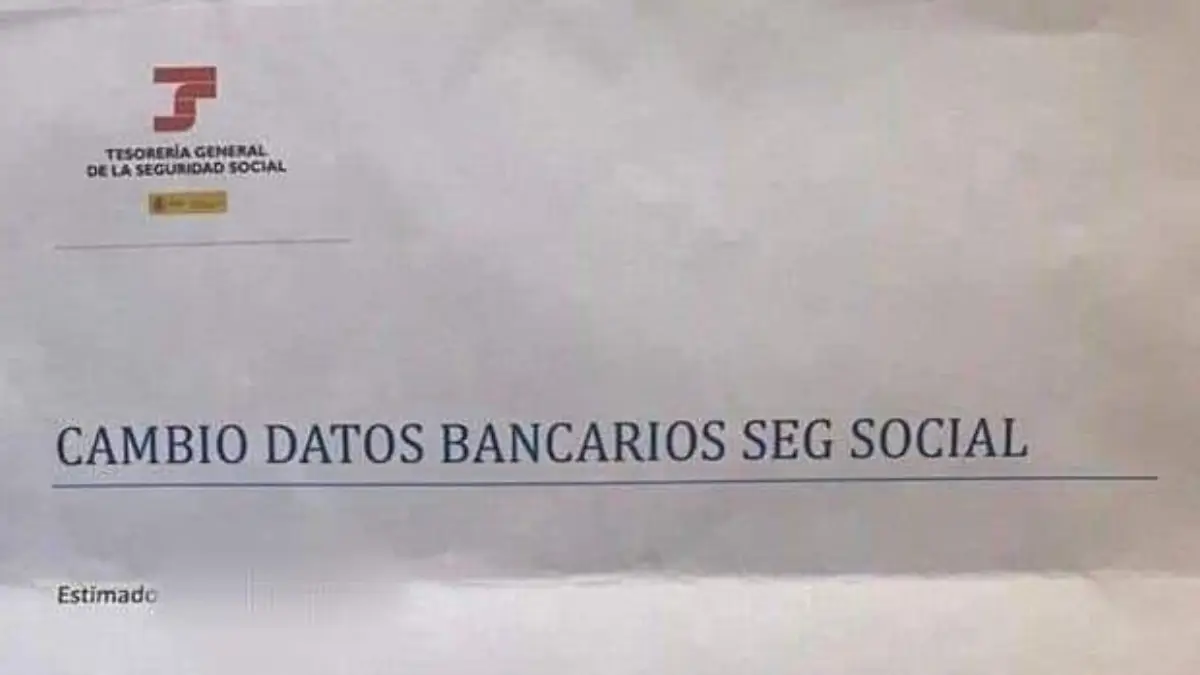 Carta falsa de la Tesorería General de la Seguridad Social firmada por el Instituto Nacional de la Seguridad Social