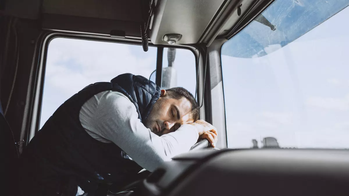 Despido improcedente para un camionero por quedarse dormido durante 12 minutos