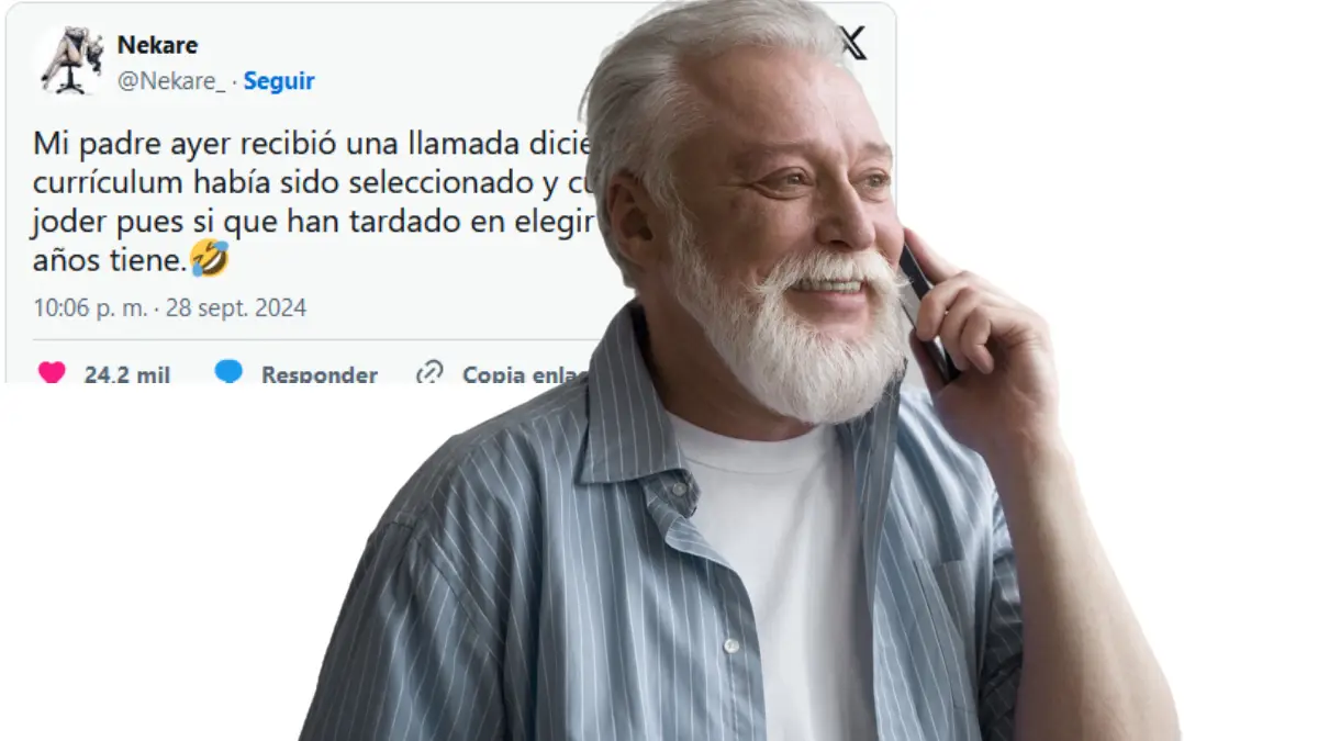 La respuesta de un jubilado a una oferta de empleo falsa