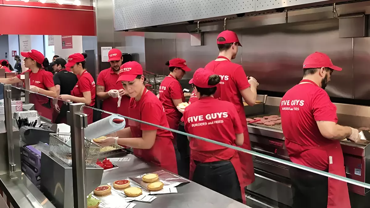 Trabajo en five guys