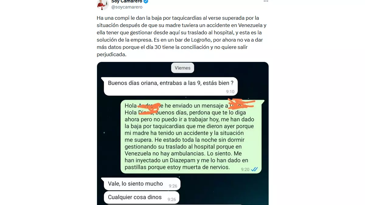 Despiden a una trabajadora por no superar el periodo de pruebas tras comunicar su baja por taquicardias