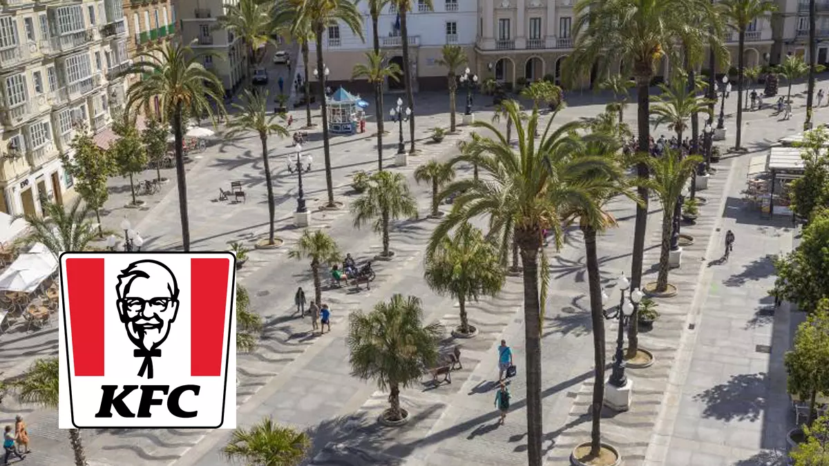 Nuevo KFC en la Plaza San Juan de Dios en Cádiz Capital