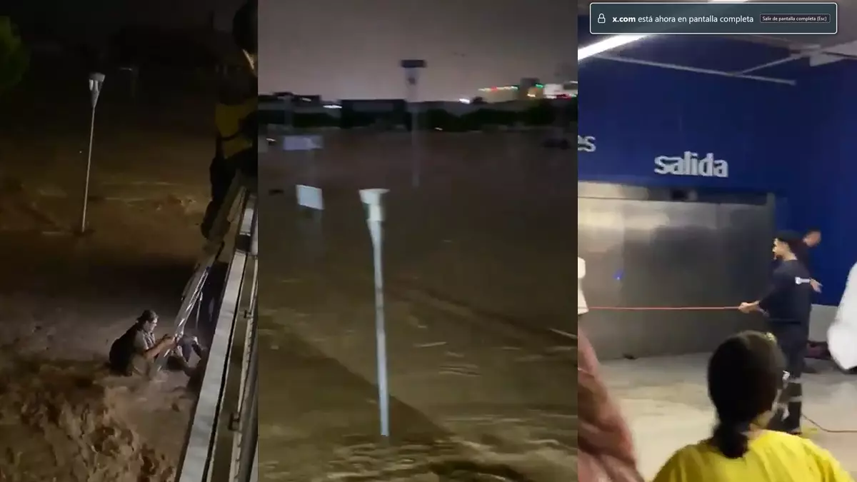 Trabajadores de Ikea en Valencia atrapados por DANA
