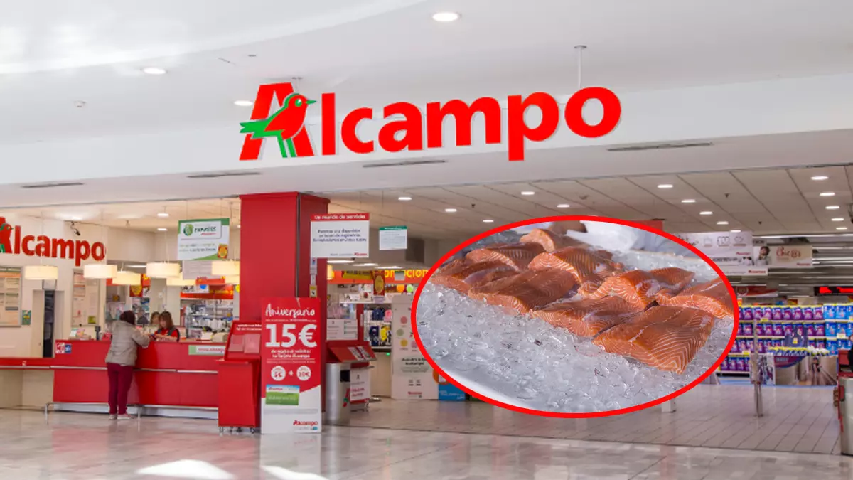 Despedida una empleada de Alcampo por manipular el peso de un salmón para llevárselo por solo 28 centimos