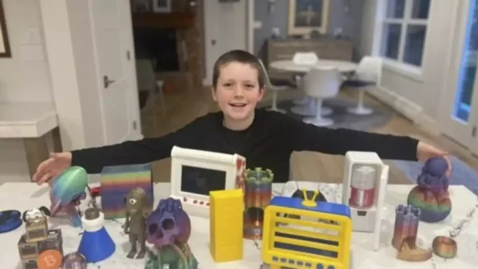 Jacob Heitmann, el joven de 10 años que gana miles de dólares vendiendo sus impresiones en 3D