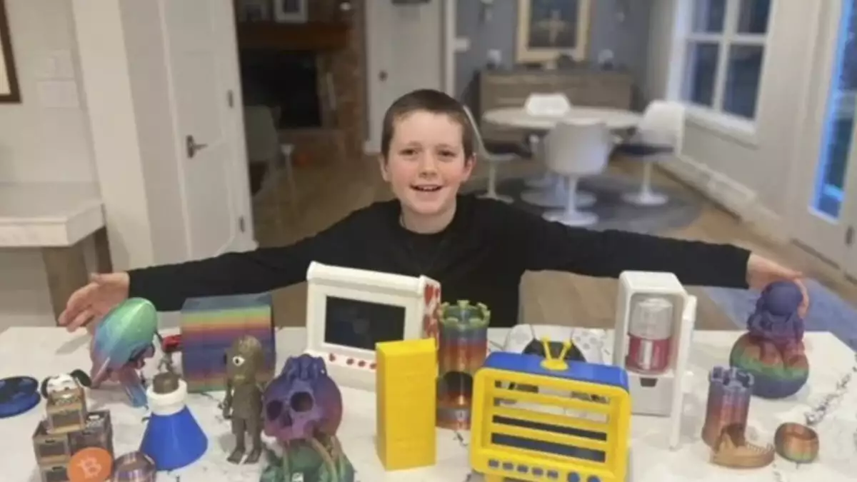 Jacob Heitmann, el joven de 10 años que gana miles de dólares vendiendo sus impresiones en 3D