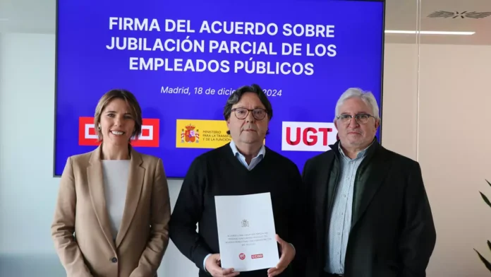 Firma acuerdo para la recuperación de la jubilación parcial de los funcionarios