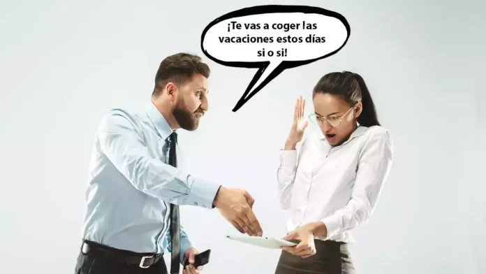 ¿Puede o no puede la empresa obligar a un trabajador a irse de vacaciones?