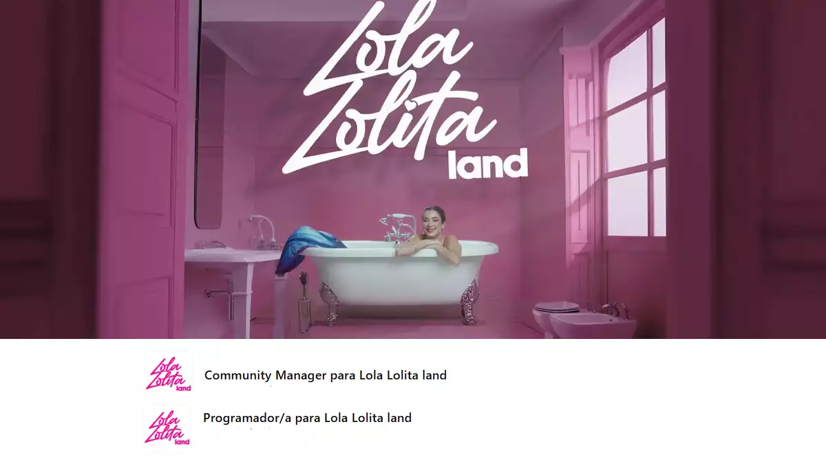 Lola Lolita busca Comunity Manager y Programador web