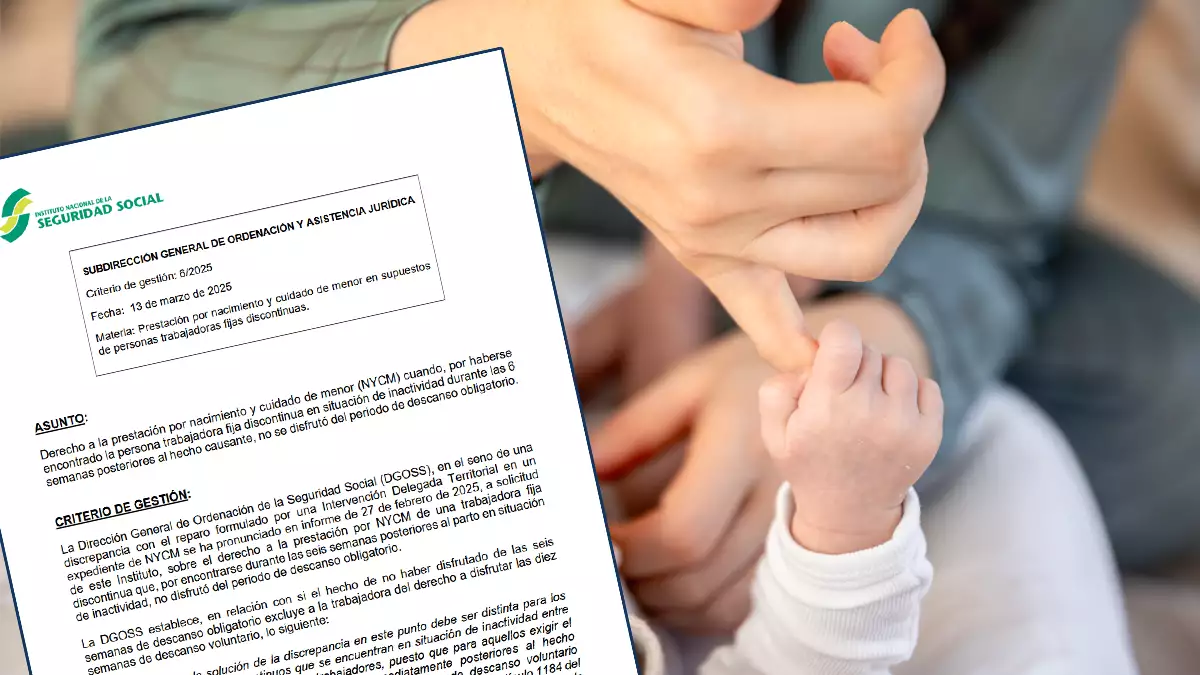 Nuevo criterio de la Seguridad Social sobre el permiso de maternidad/paternida de los trabajadores fijos discontinuo en periodo de inactividad