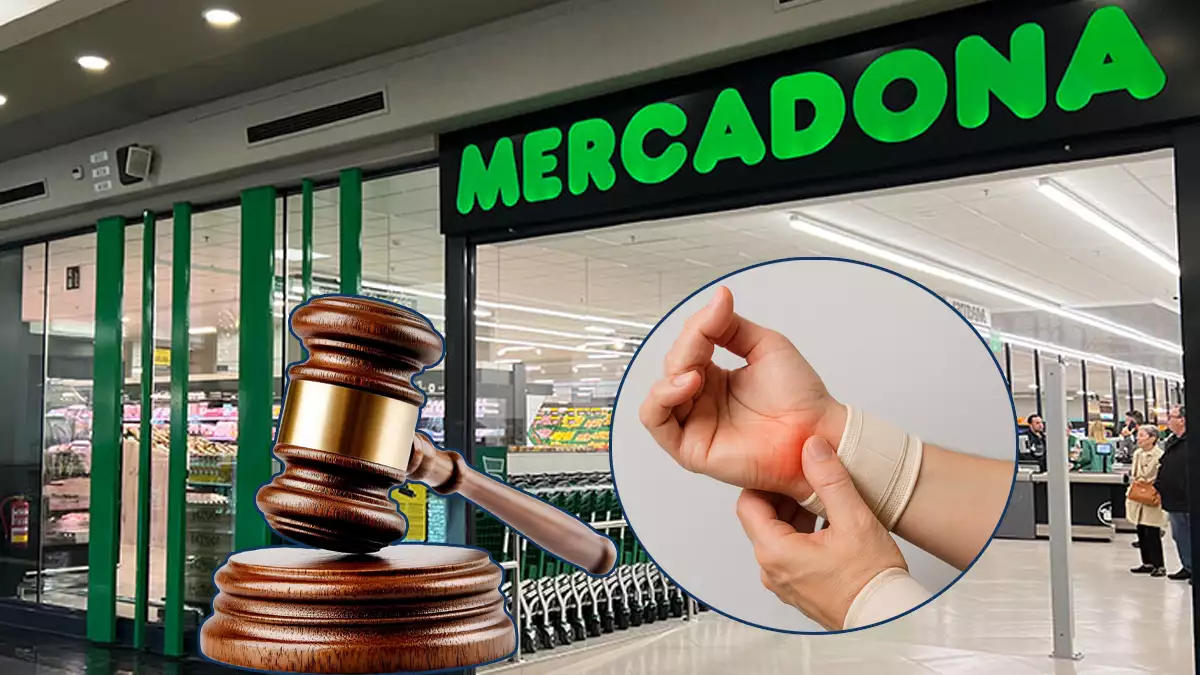 Mercadona tendrá que readmitir e indemnizar a un trabajador despedido durante el periodo de prueba que se lesionó la muñeca