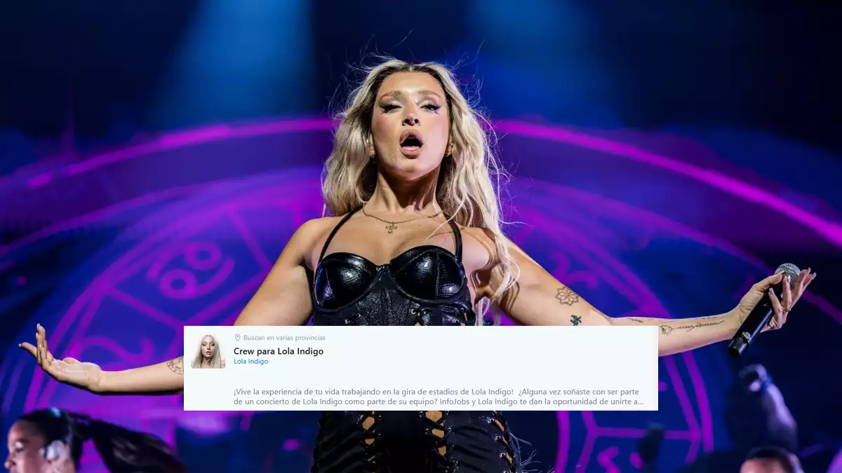 Ofrecen 1.000 euros por acudir a un concierto de Lola Índigo y vivir una experiencia única