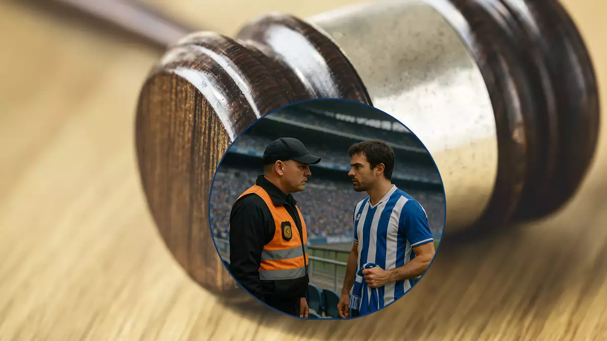 Despedido un controlador de acceso por agredir a un aficionado en un partido de fútbol
