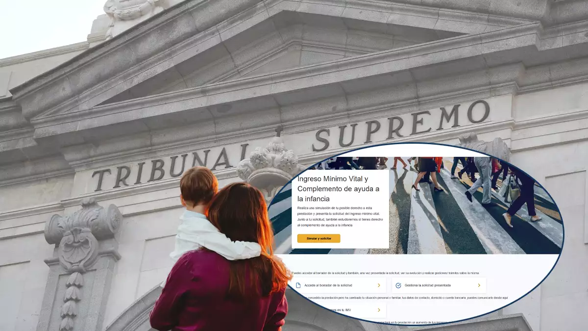 El Supremo le reconoce el IMV a una madre soltera cuyo exmarido seguía empadronado en el domicilio