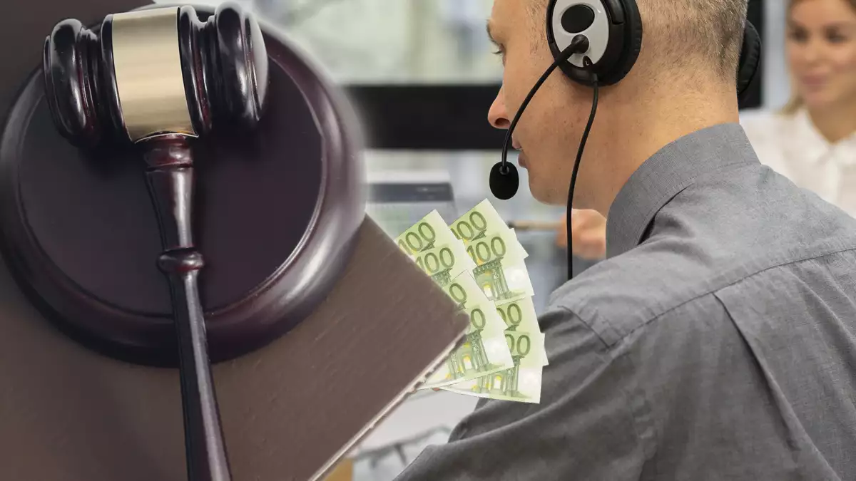 Teleoperador será indemnizado con 8.000 euros