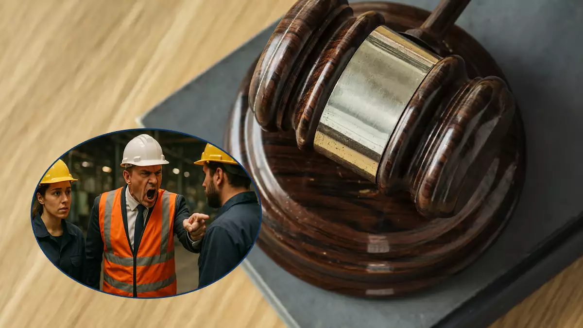 Despedido jefe de turno por acoso laboral