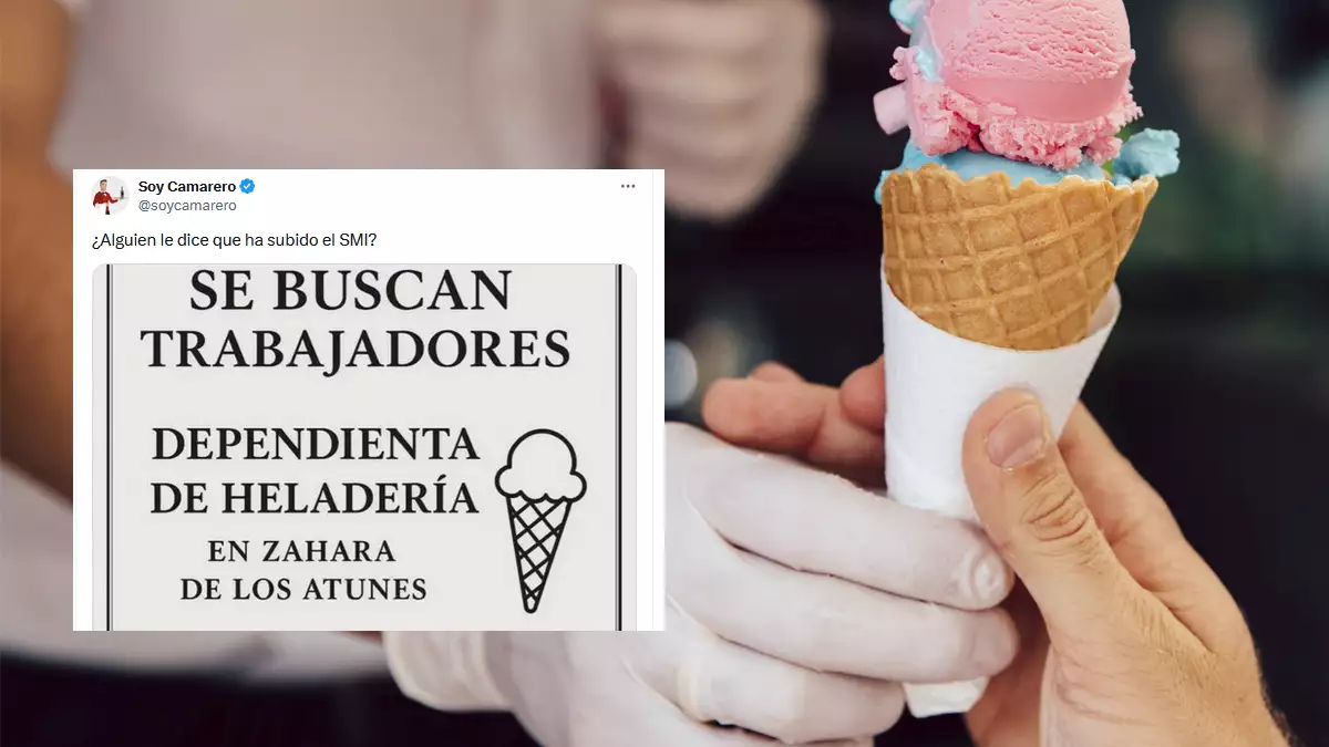 Una heladería de Zahara de los Atunes ofrece trabajar a jornada completa pagando por debajo del SMI
