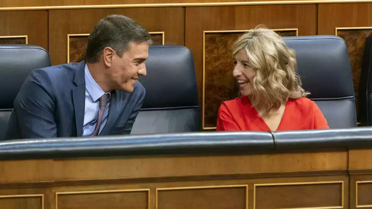Pedro Sánchez y Yolanda Díaz