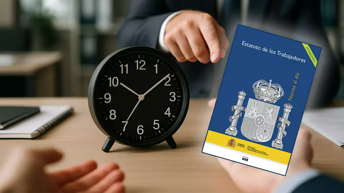 El Estatuto de los Trabajadores dice que si tu jefe te deja salir antes no tienes por qué recuperar esas horas.webp