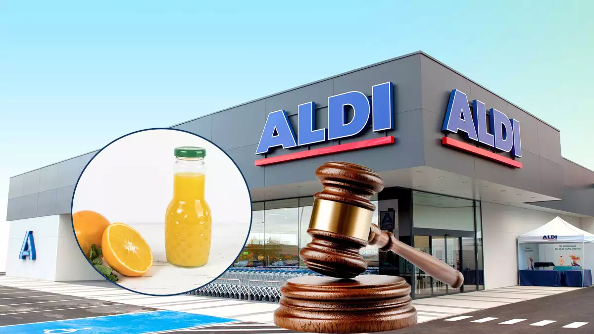 Improcedente el despido de un trabajador de Aldi por beberse una botella de zumo de naranja sin pagarla