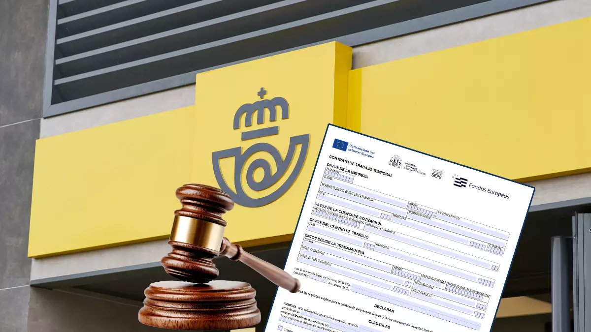 Correos condenada por abusar del contrato temporal