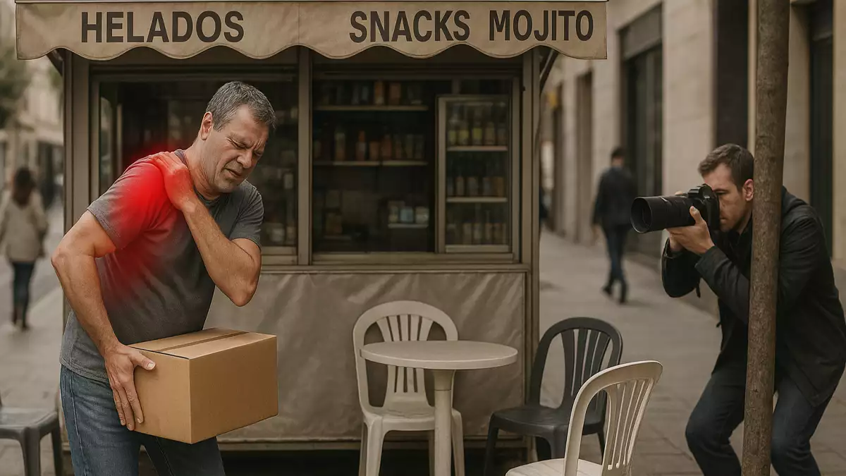 Despedido por trabajar el kiosco familiar estando de baja