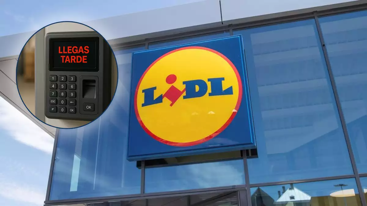 Despedido de Lidl por acumular en dos meses 77 minutos de retraso en su entrada al trabajo