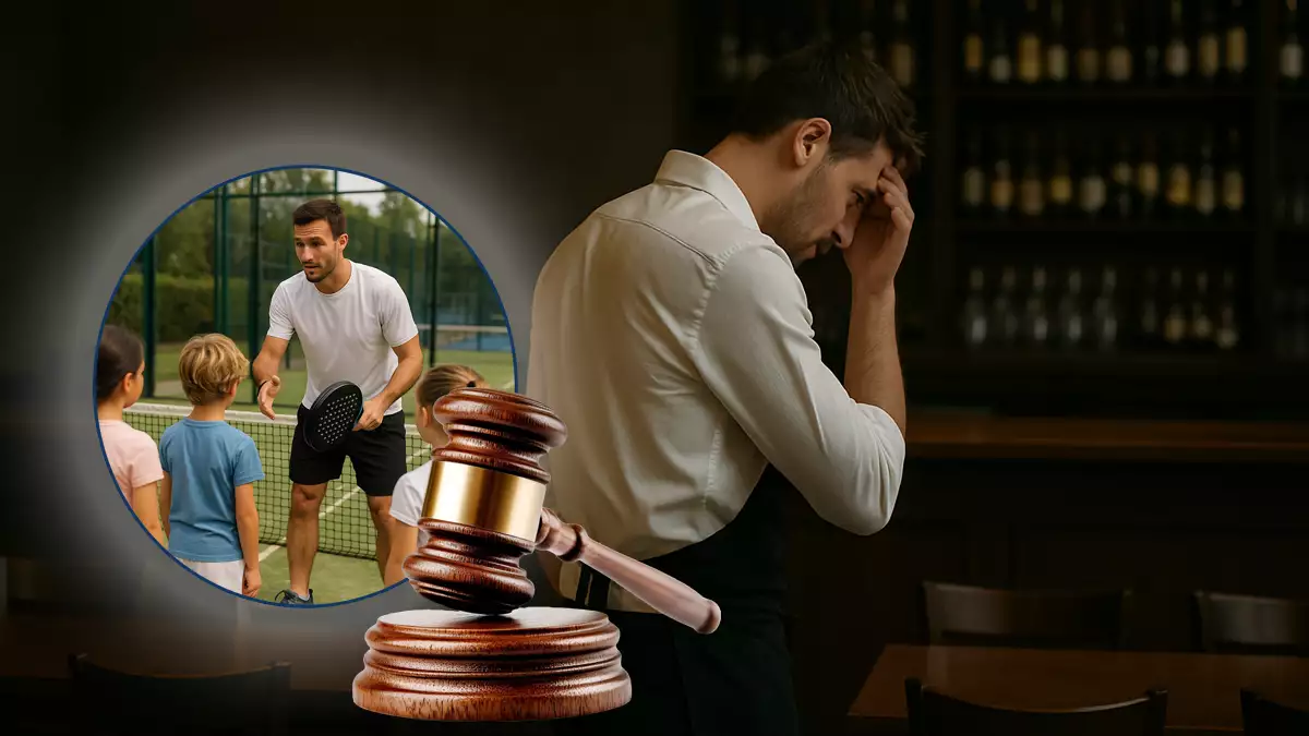 Improcedente el despido de un camarero que de baja trabajaba como monitor de pádel