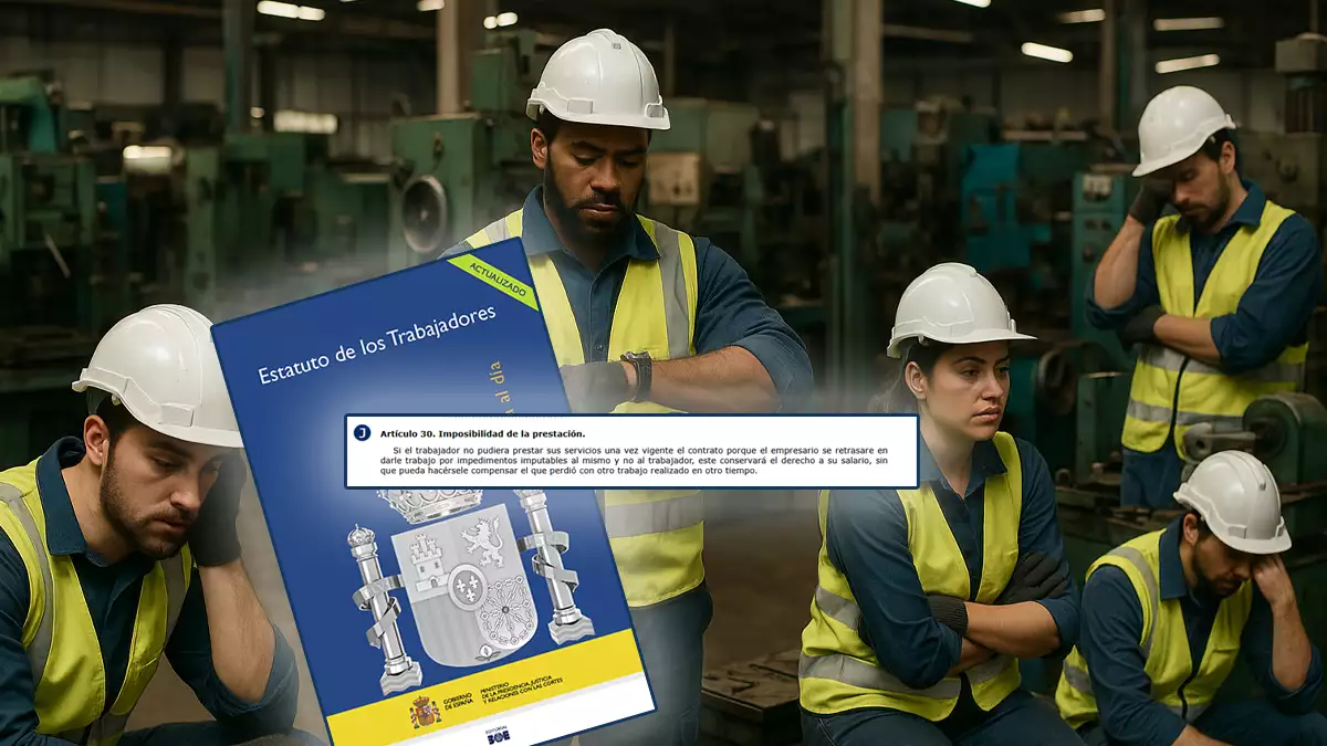La empresa no puede dejar de pagarte si no te da trabajo