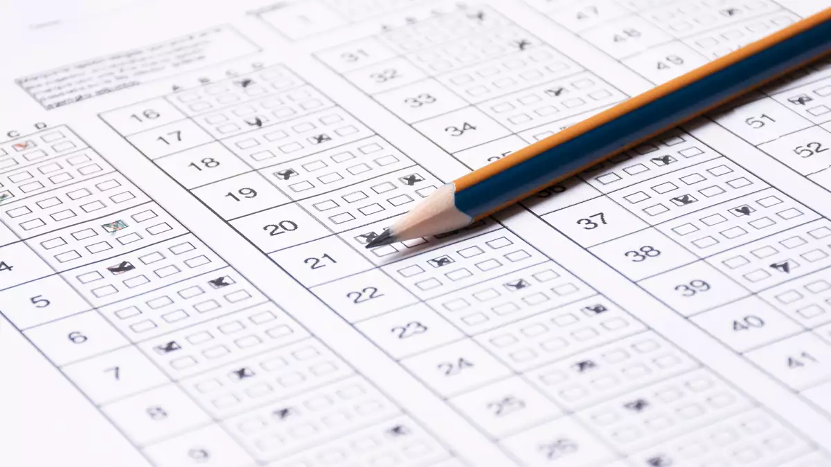 Examen tipo test oposición
