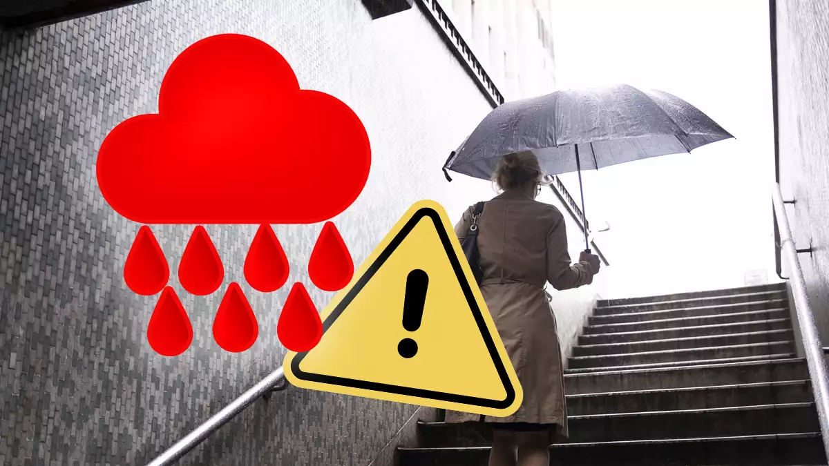 la aemet activa la alerta roja tengo que ir a trabajar