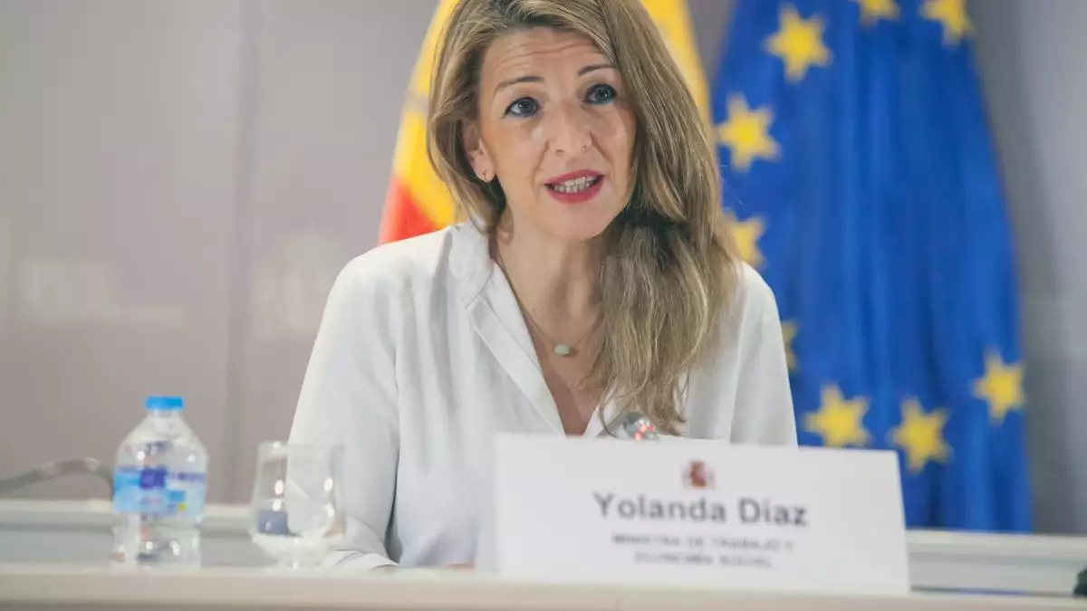 Yolanda Díaz, Ministra de Trabajo