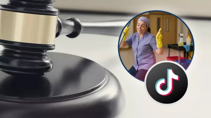 Limpiadora despedida por subir videos en TikTok durante su jornada laboral