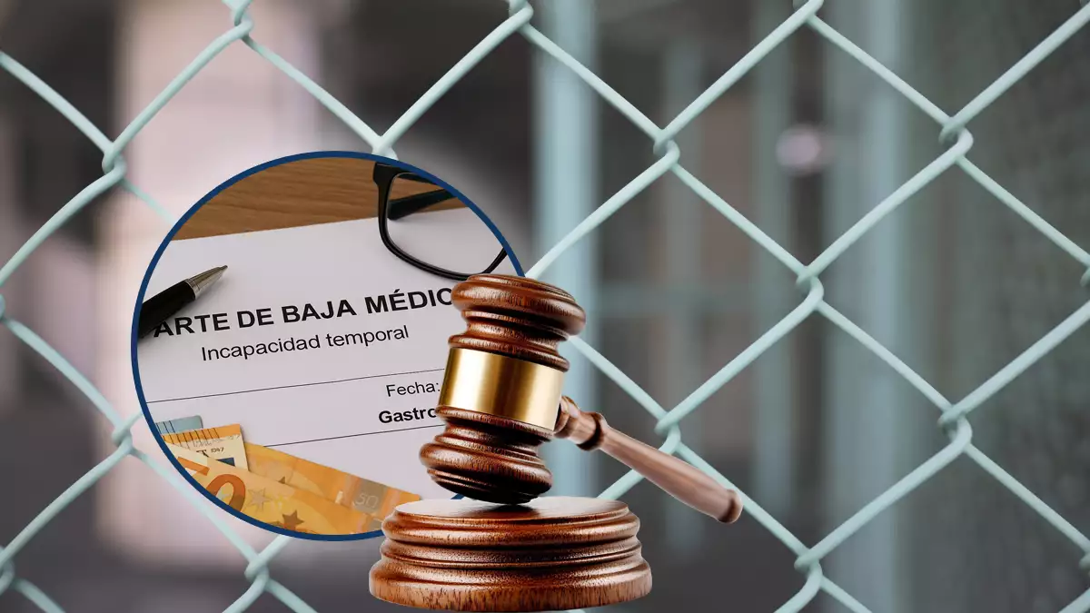 Trabajador condenado a seis meses de prisión por falsificar un parte médico