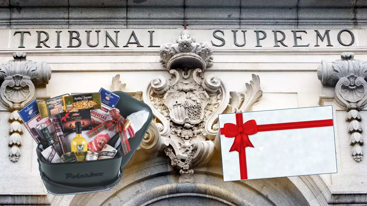 Tribunal Supremo y disputa por tarjeta regalo y cesta de Navidad entregadas a trabajadores.